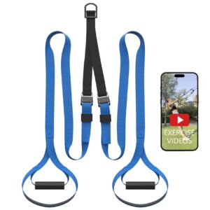 FITKIT Suspension Trainer Bodyweight Fitness Training Kit, Home Resistance Trainer Straps for Total Body Workouts