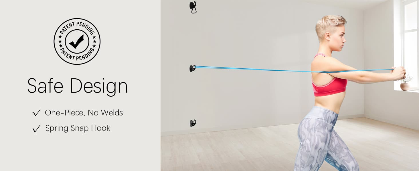 wall anchor for resistance bands